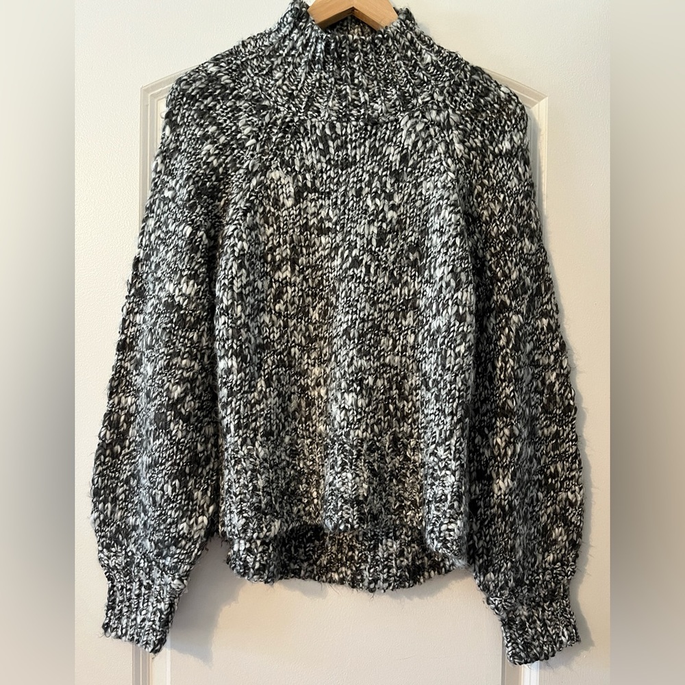 Knit turtleneck sweater